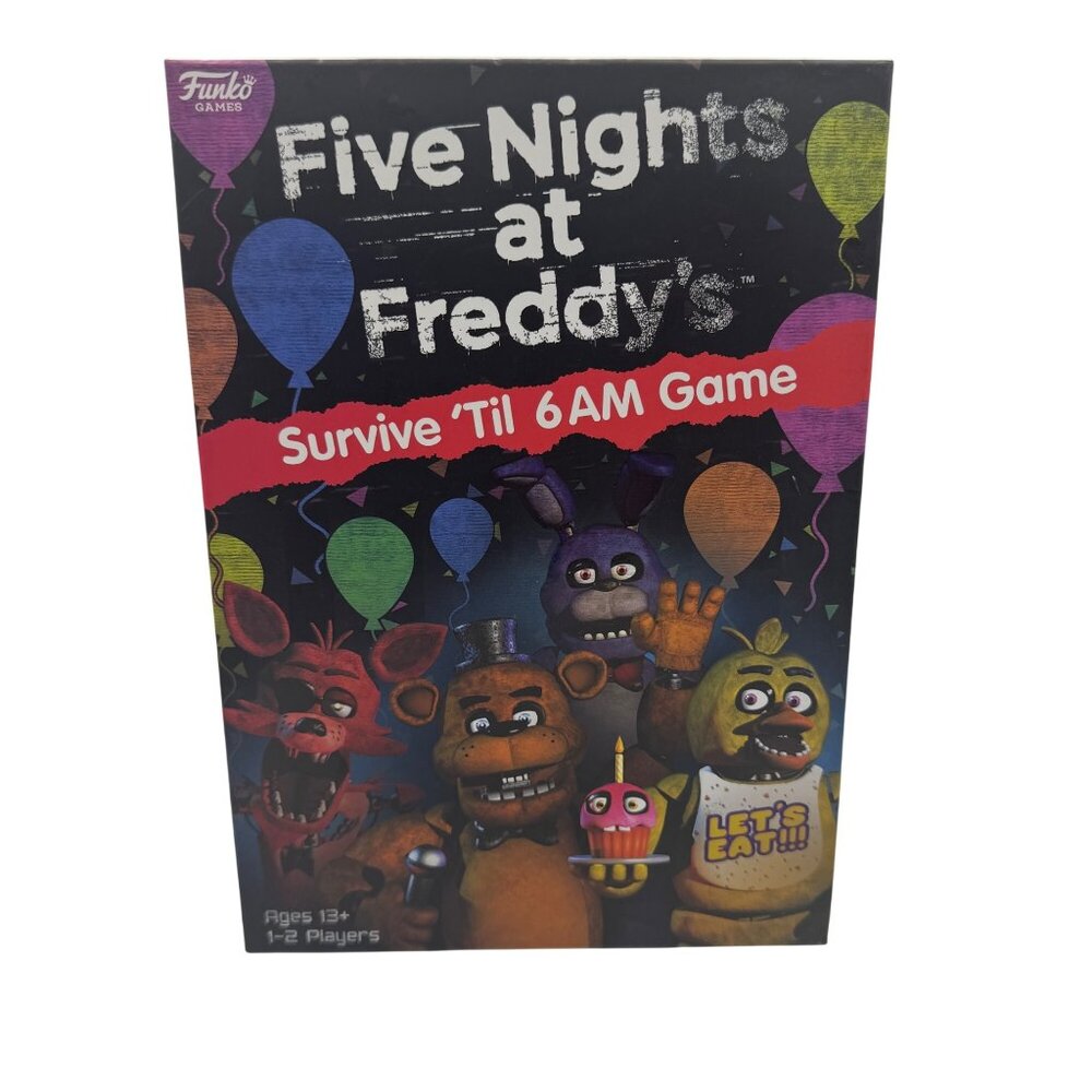 Five Nights At Freddys Survive Til 6 AM Board Game Funko Games Ages 13+